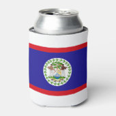 Belize-Flagge Dosenkühler (Kanne Vorderseite)