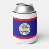 Belize-Flagge Dosenkühler (Kanne Rückseite)