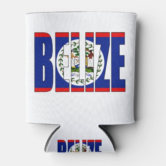 Belize-Flagge Dosenkühler (Vorderseite)