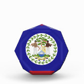 Belize-Flagge Fotoblock (Vorderseite)