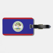 Belize-Flagge Gepäckanhänger (Rückseite horizontal)