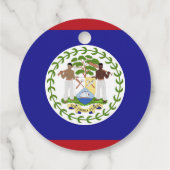 Belize-Flagge Geschenkanhänger (Rückseite)
