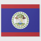 Belize-Flagge Geschenkpapier (Flach)