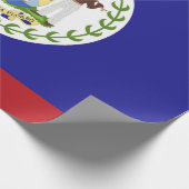 Belize-Flagge Geschenkpapier (Ecke)
