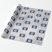 Belize-Flagge Geschenkpapier (Ungerollt)