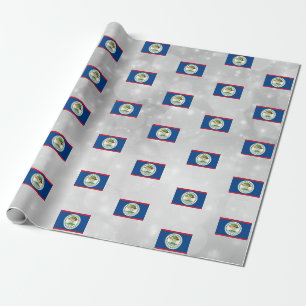 Belize-Flagge Geschenkpapier