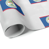 Belize-Flagge Geschenkpapier (Rolleneckpunkt)