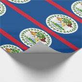 Belize-Flagge Geschenkpapier (Ecke)
