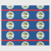 Belize-Flagge Geschenkpapier (Flach)