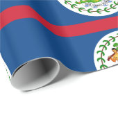 Belize-Flagge Geschenkpapier (Rolleneckpunkt)