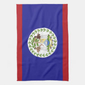 Belize-Flagge Geschirrtuch (Vertikal)