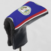 Belize-Flagge Golf Headcover (3/4 Vorderseite)