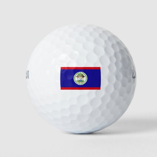 Belize-Flagge Golfball (Vorderseite)