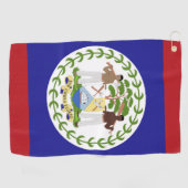 Belize-Flagge Golfhandtuch (Horizontal)