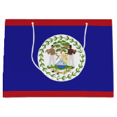 Belize-Flagge Große Geschenktüte (Vorderseite)