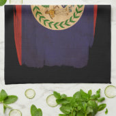 Belize-Flagge Handtuch (Gefaltet)
