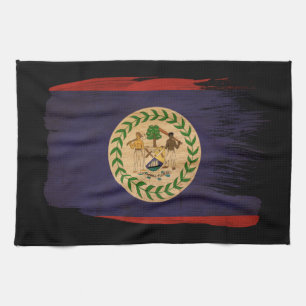 Belize-Flagge Handtuch