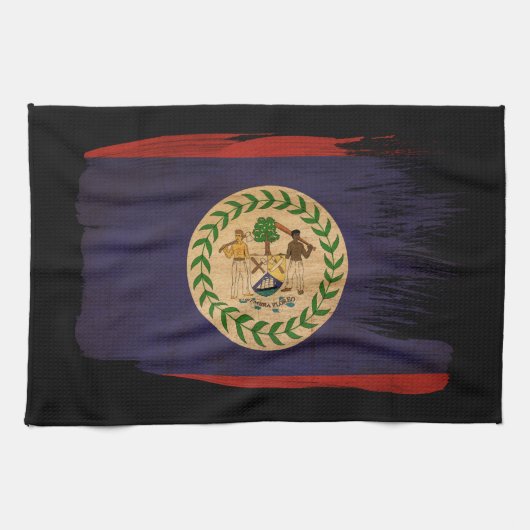 Belize-Flagge Handtuch (Horizontal)
