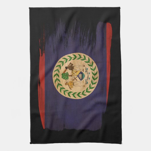 Belize-Flagge Handtuch (Vertikal)