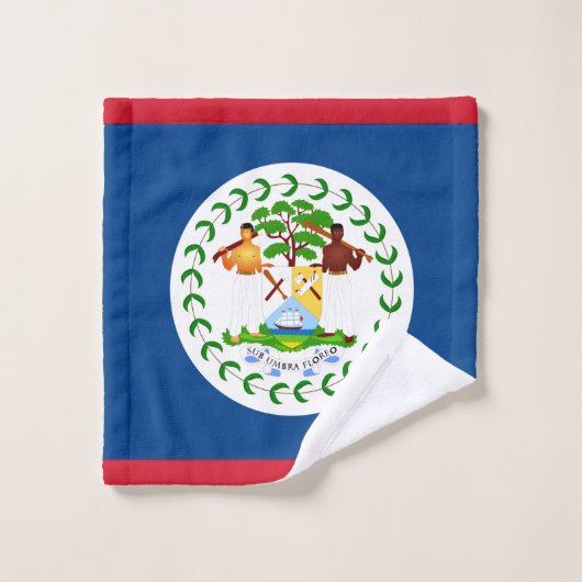 Belize-Flagge Handtuch Badhandtuch Set (Waschlappen)