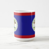 Belize-Flagge Kaffeetasse (Mittel)