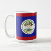 Belize-Flagge Kaffeetasse (Links)