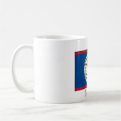 Belize-Flagge Kaffeetasse (Links)
