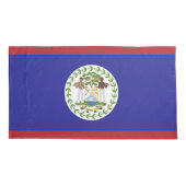 Belize-Flagge Kissenbezug (Rückseite)