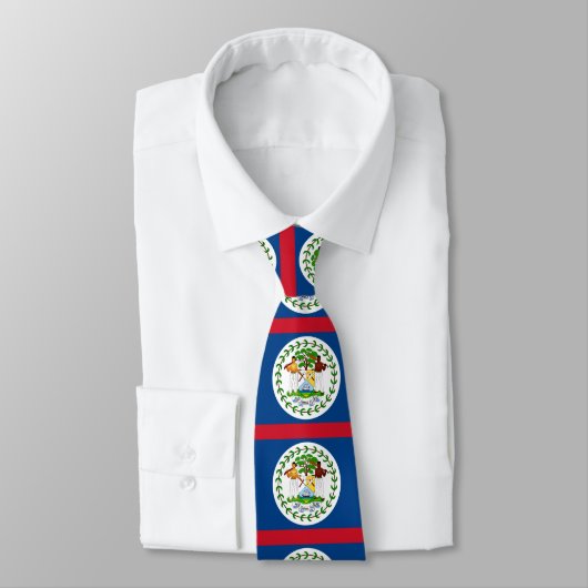 Belize-Flagge Krawatte (Gebunden)