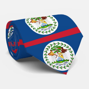Belize-Flagge Krawatte