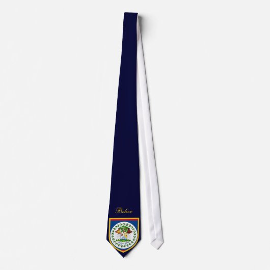 Belize-Flagge Krawatte (Vorderseite)