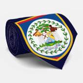 Belize-Flagge Krawatte (Gerollt)