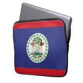 Belize-Flagge Laptopschutzhülle (Vorderseite Links)
