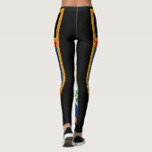 Belize-Flagge Leggings (Rückseite)
