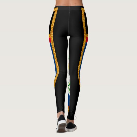 Belize-Flagge Leggings (Rückseite)