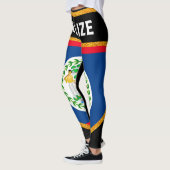 Belize-Flagge Leggings (Links)
