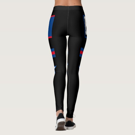 Belize-Flagge Leggings (Rückseite)