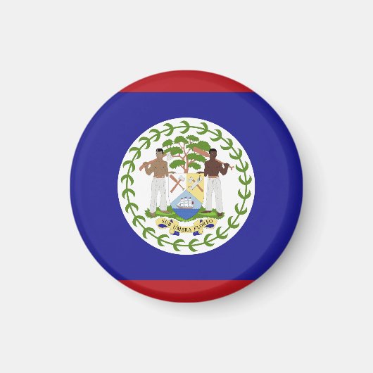 Belize-Flagge Magnet (Vorne)