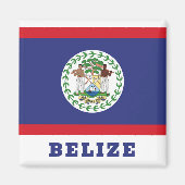 Belize-Flagge Magnet (Vorne)