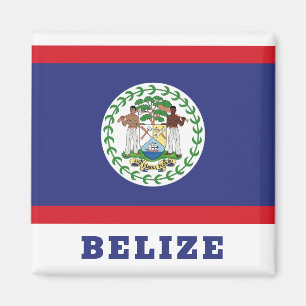 Belize-Flagge Magnet