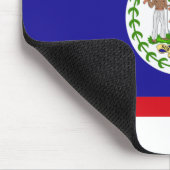Belize-Flagge Mousepad (Ecke)