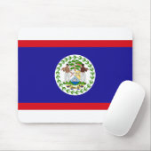 Belize-Flagge Mousepad (Mit Mouse)
