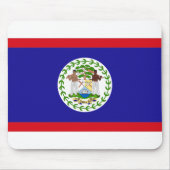 Belize-Flagge Mousepad (Vorne)