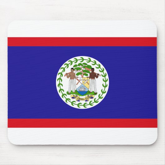 Belize-Flagge Mousepad (Vorne)