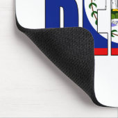 Belize-Flagge Mousepad (Ecke)