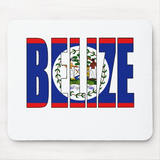 Belize-Flagge Mousepad (Vorne)