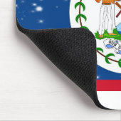 Belize-Flagge Mousepad (Ecke)