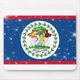 Belize-Flagge Mousepad