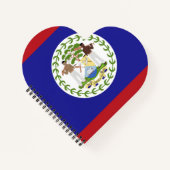 Belize-Flagge Notizblock (Vorderseite)