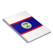 Belize-Flagge Notizblock (Rechte Seite)
